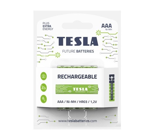 Батарейки Tesla AAA RECHARGEABLE+800 mAh №4