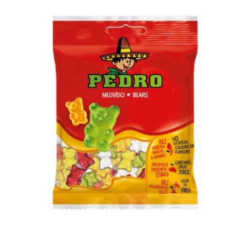 Жевательные конфеты PEDRO Bears 80g