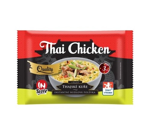 Суп быстрого приготовления с лапшой InTaste QUALITY Thai Chicken flavoured 65g