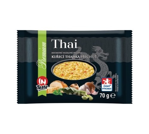Суп быстрого приготовления с лапшой InTaste PREMIUM Thai Chicken flavoured 70g